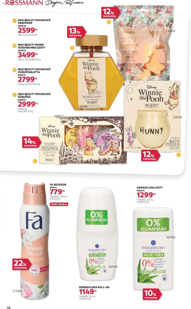 Rossmann Akciós újság Rossmann 30 oldal