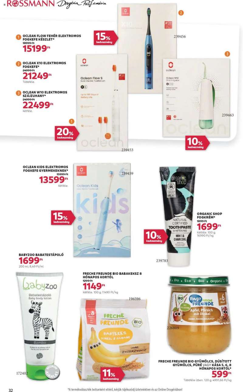 Rossmann Akciós újság Rossmann 34 oldal