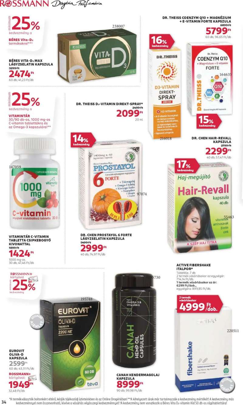 Rossmann Akciós újság Rossmann 36 oldal