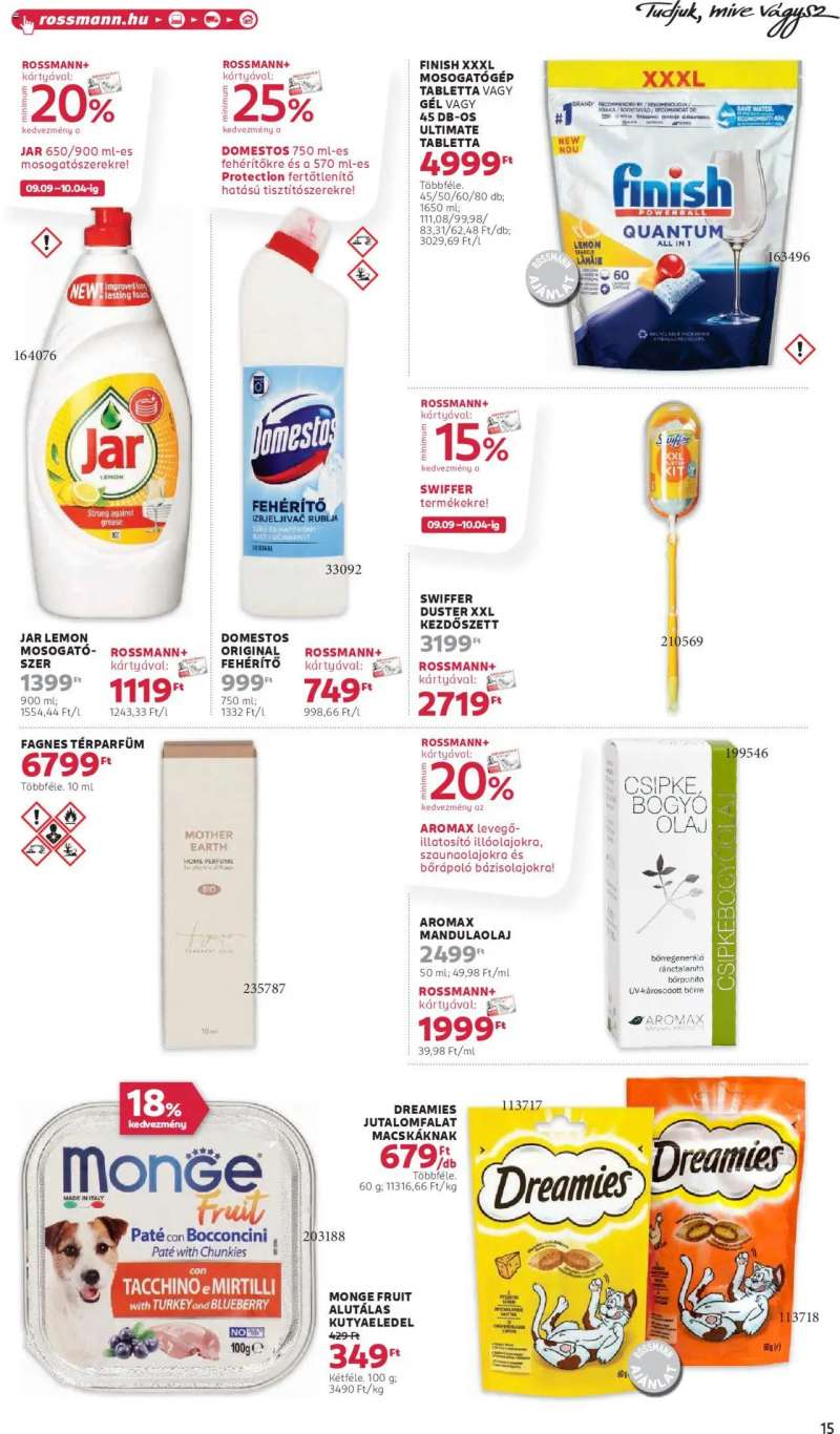 Rossmann Akciós újság Rossmann 17 oldal