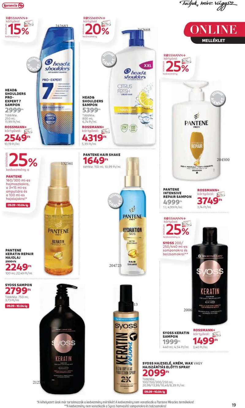 Rossmann Akciós újság Rossmann 21 oldal