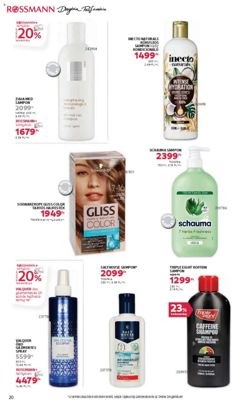 Rossmann Akciós újság Rossmann 22 oldal