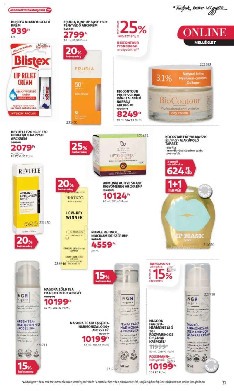 Rossmann Akciós újság Rossmann 23 oldal