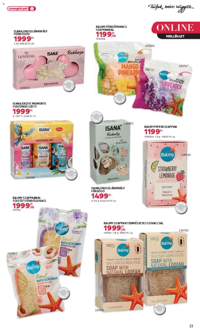 Rossmann Akciós újság Rossmann 25 oldal