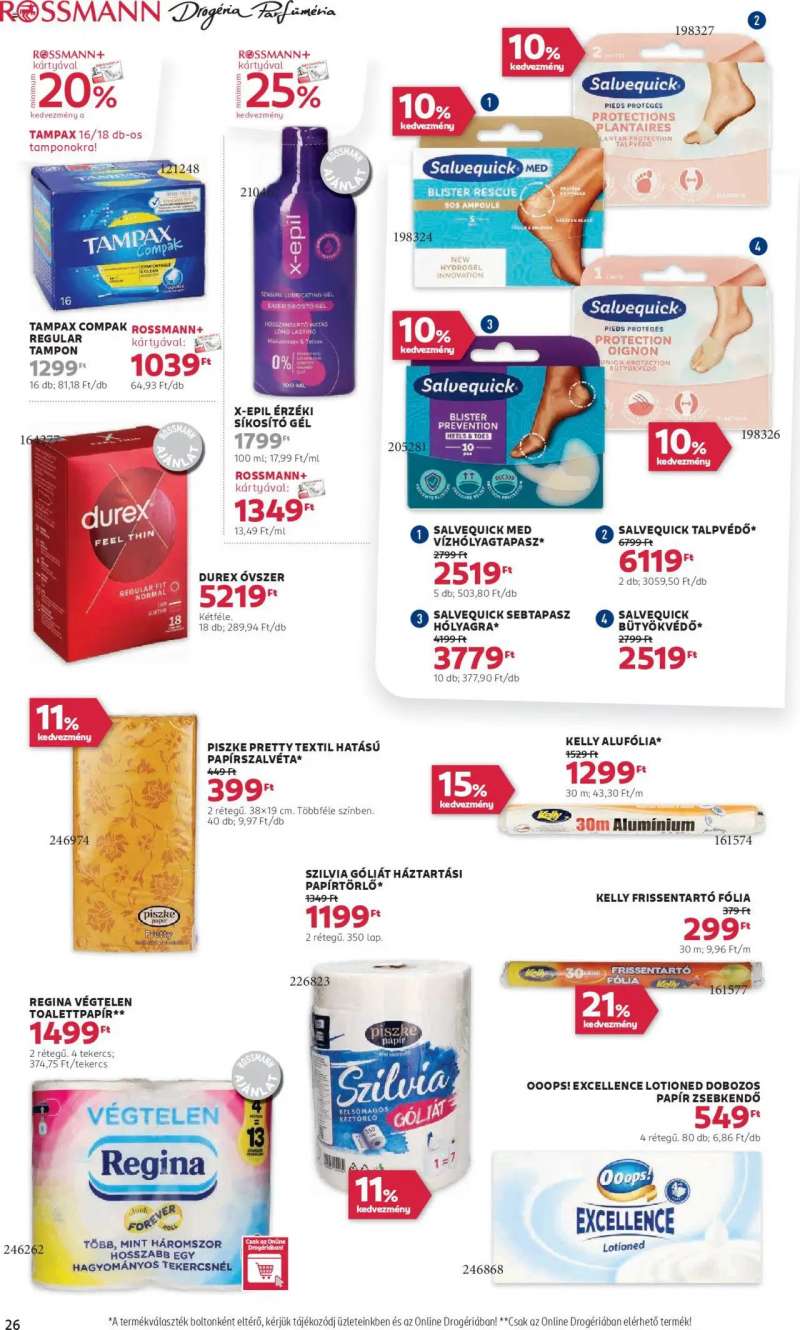 Rossmann Akciós újság Rossmann 28 oldal