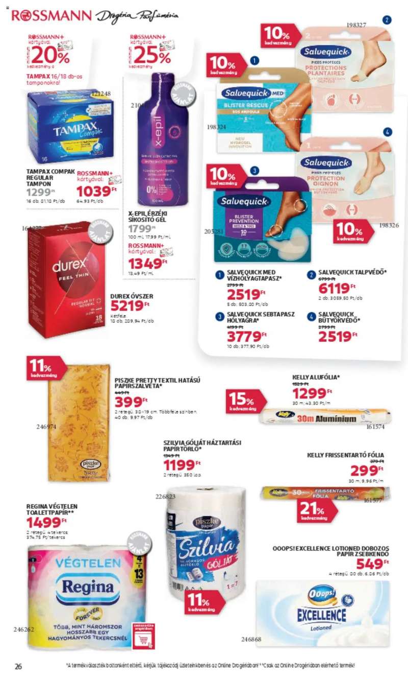 Rossmann Akciós újság Rossmann 28 oldal