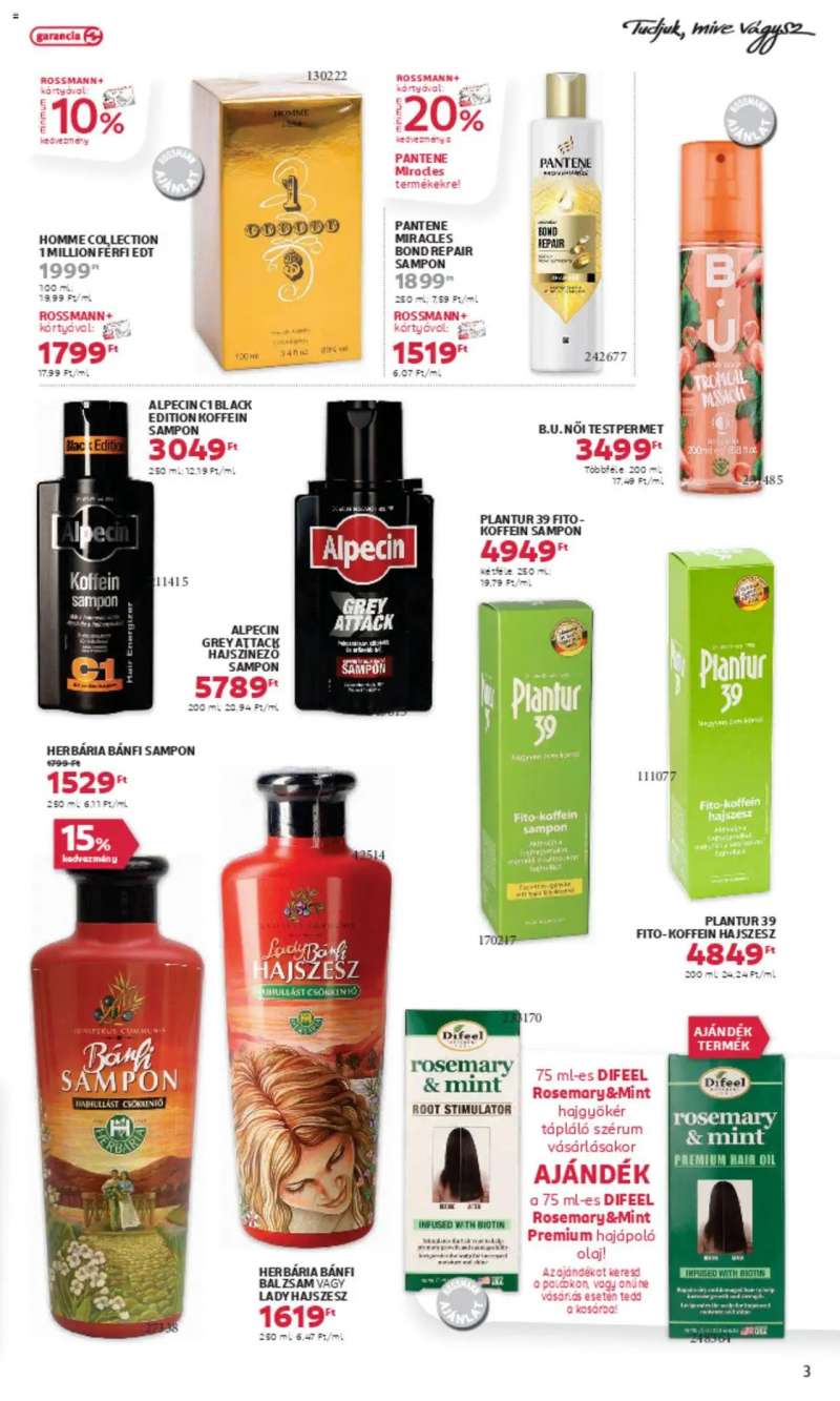 Rossmann Akciós újság Rossmann 3 oldal