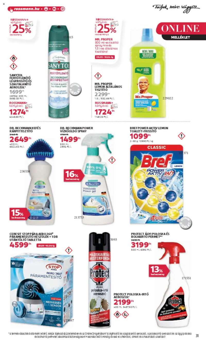 Rossmann Akciós újság Rossmann 33 oldal