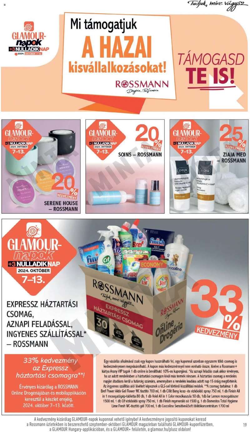 Rossmann Akciós újság Rossmann 19 oldal