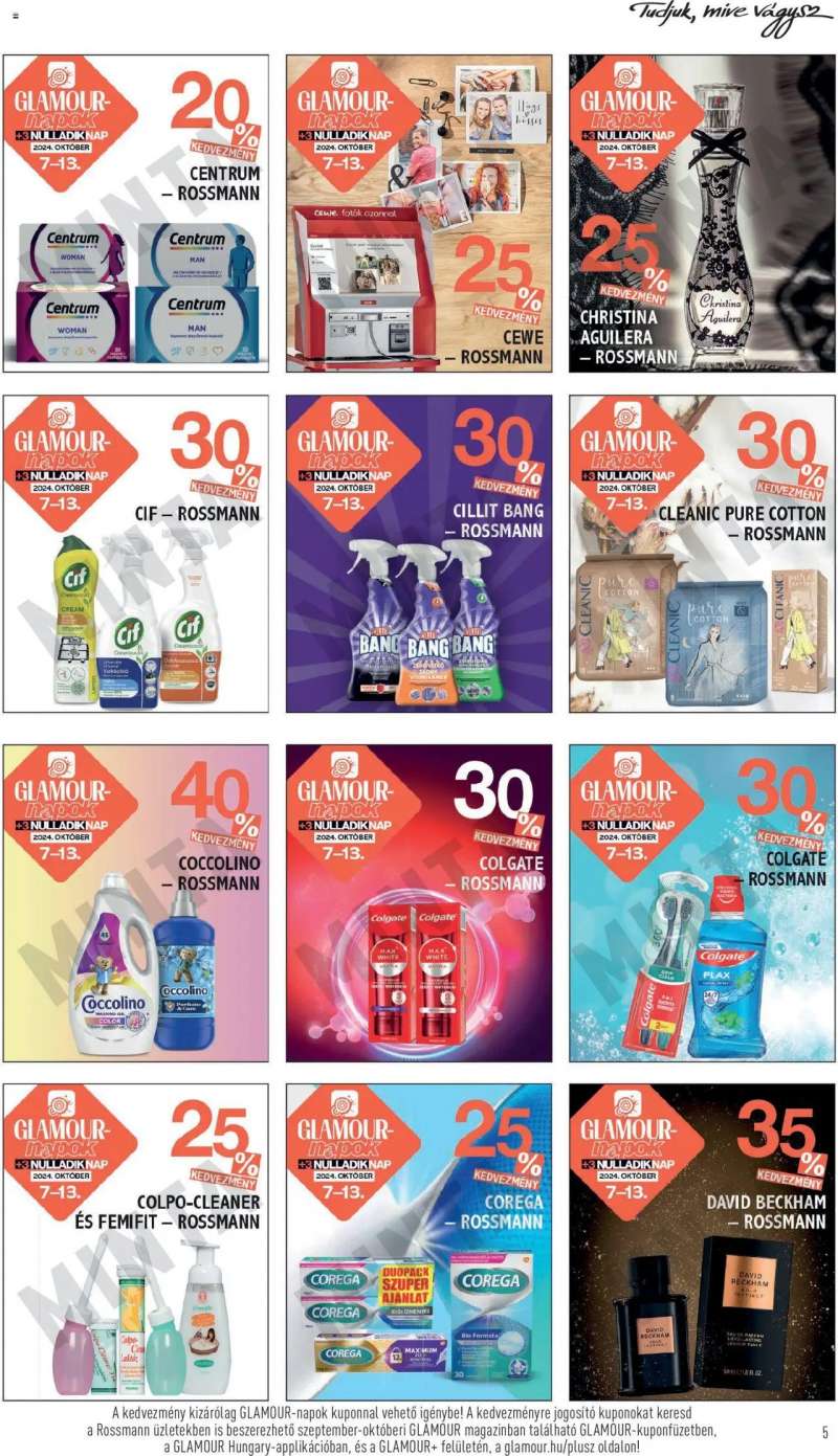 Rossmann Akciós újság Rossmann 5 oldal