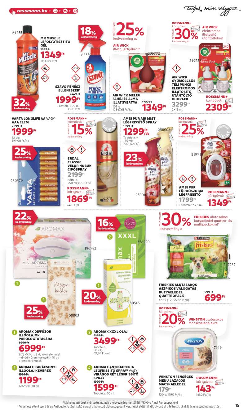 Rossmann Akciós újság Rossmann 17 oldal