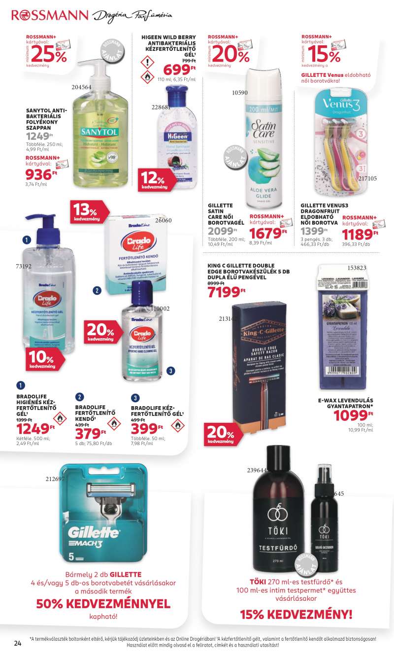 Rossmann Akciós újság Rossmann 26 oldal