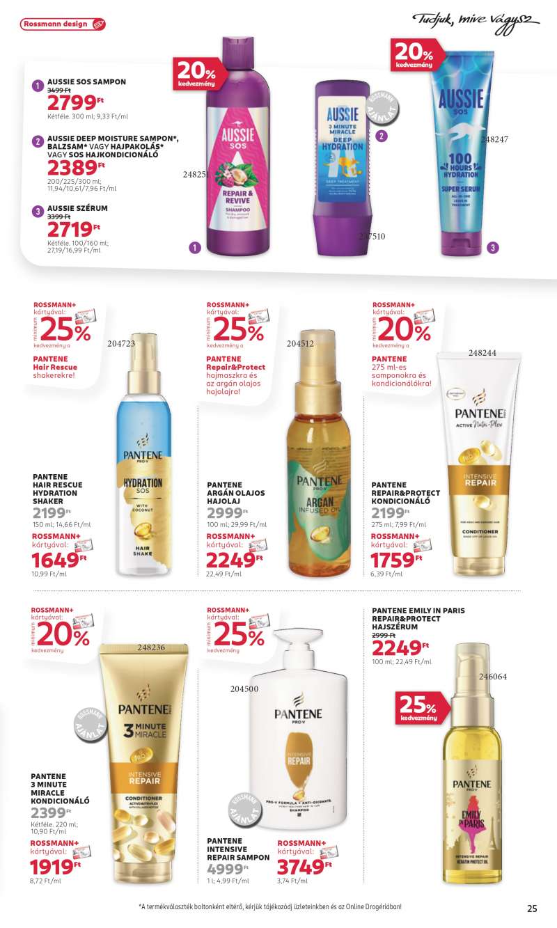 Rossmann Akciós újság Rossmann 27 oldal