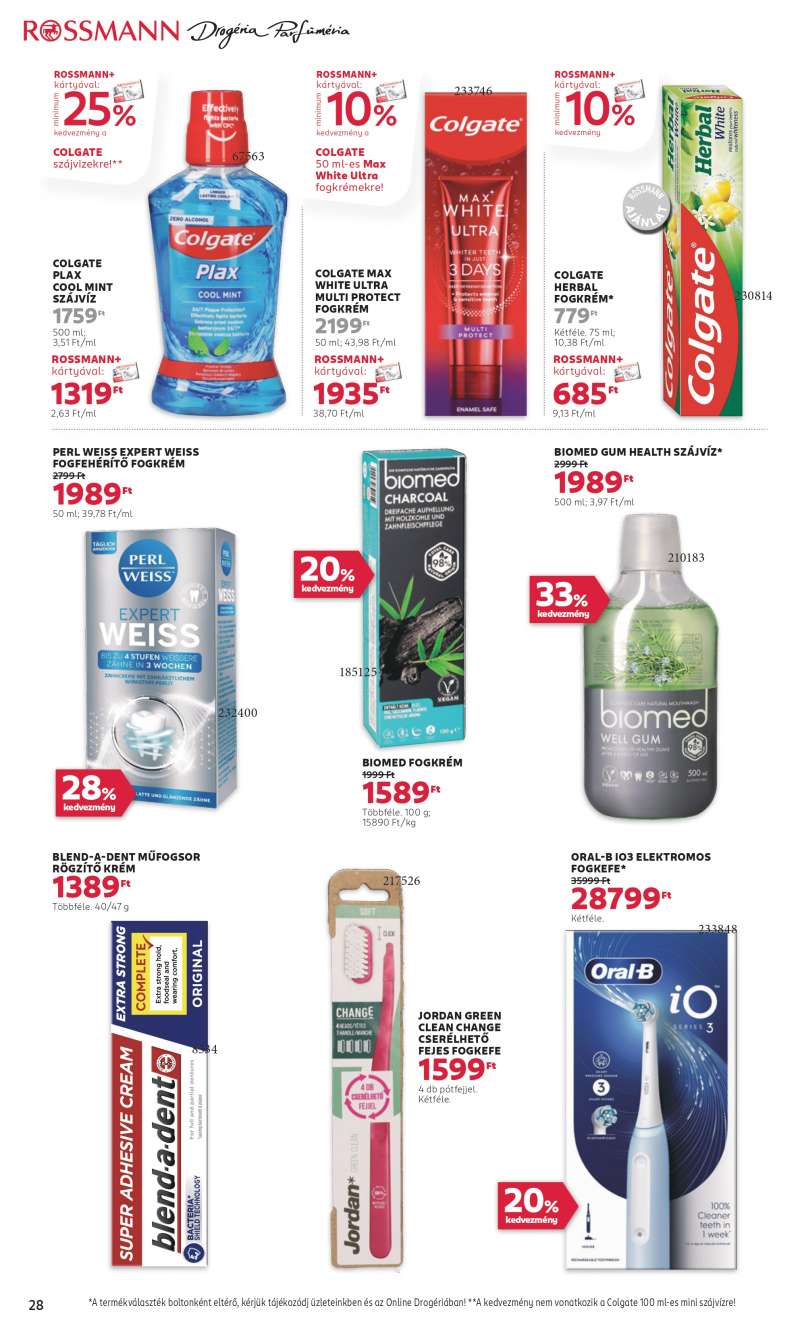 Rossmann Akciós újság Rossmann 30 oldal