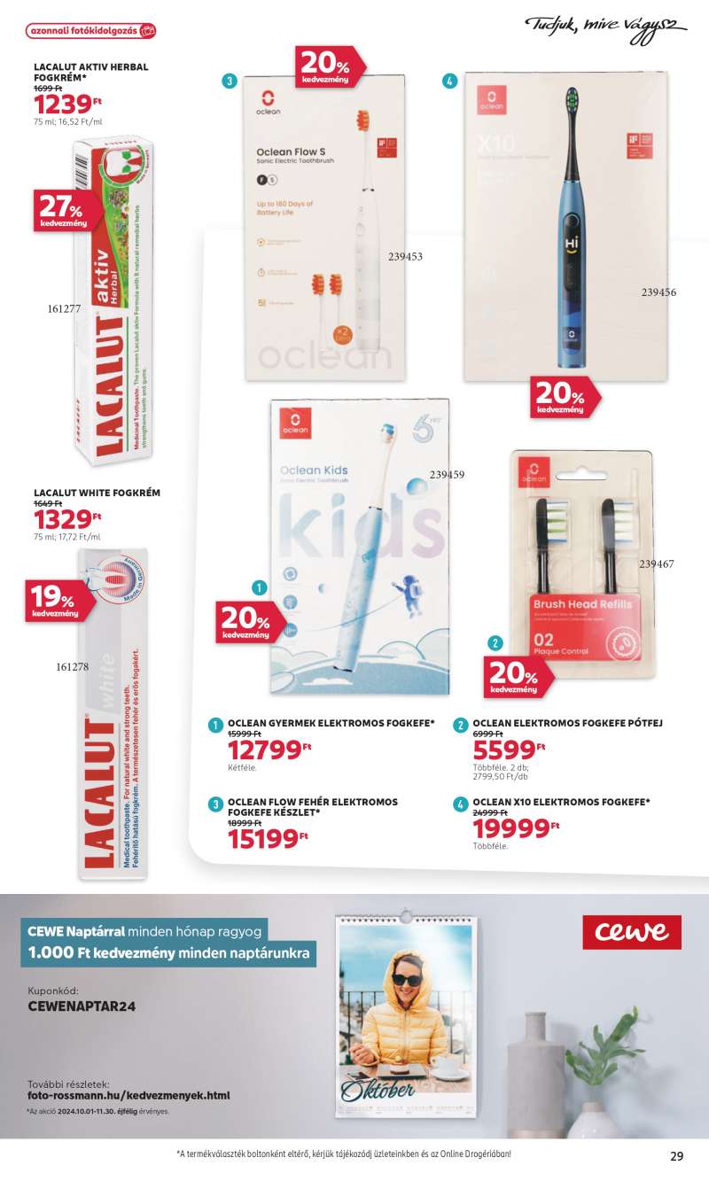 Rossmann Akciós újság Rossmann 31 oldal