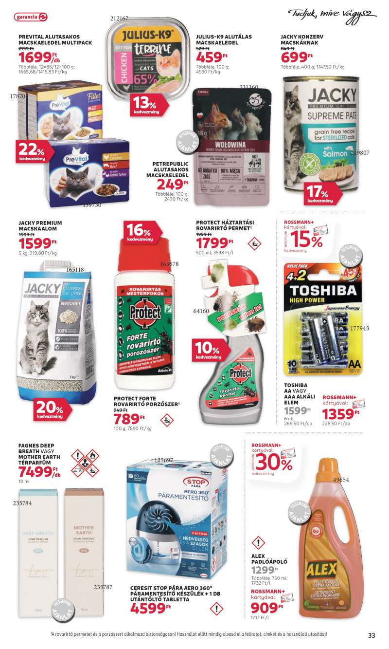 Rossmann Akciós újság Rossmann 35 oldal