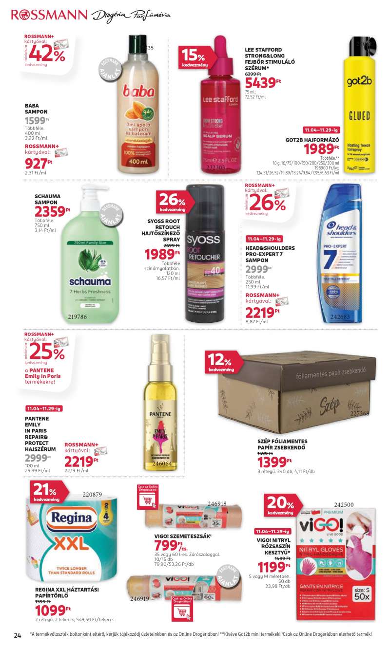 Rossmann Akciós Újság 26 oldal