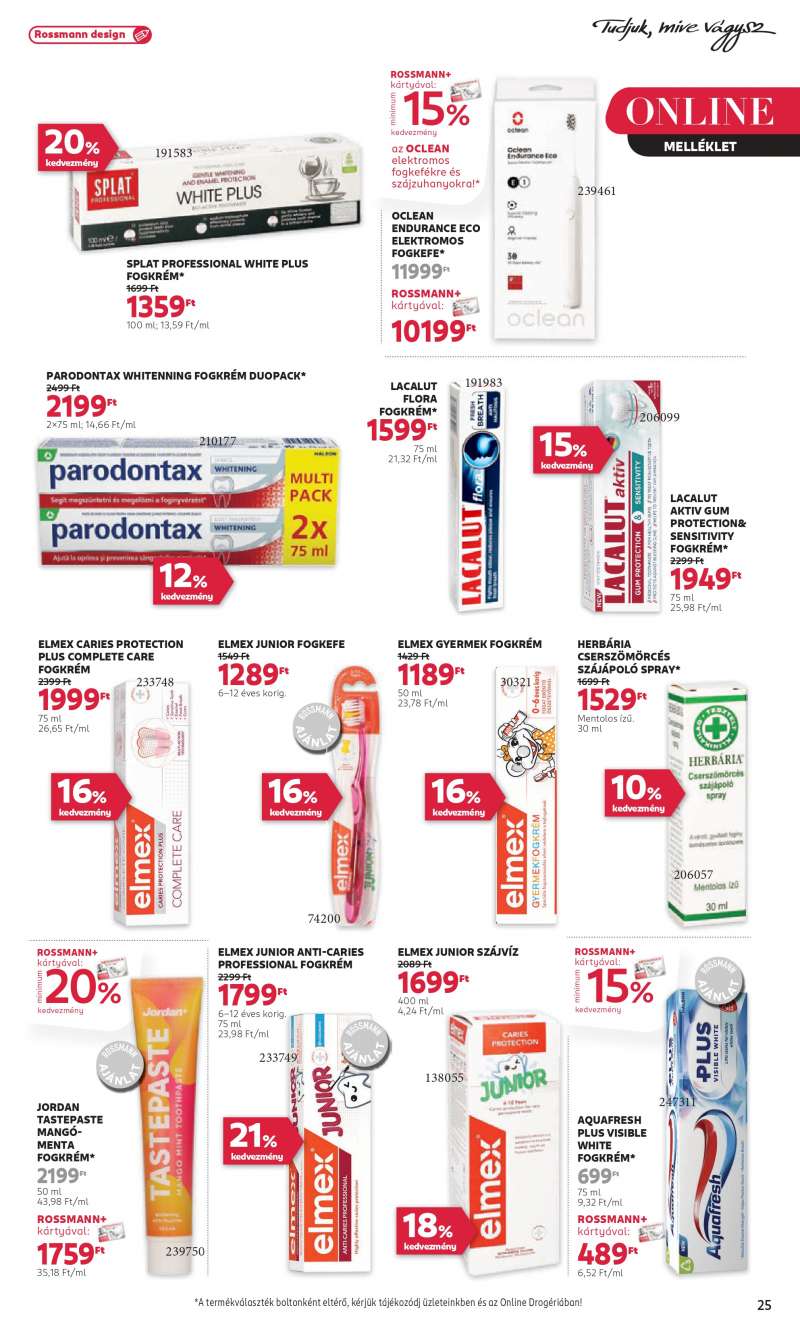 Rossmann Akciós Újság 27 oldal