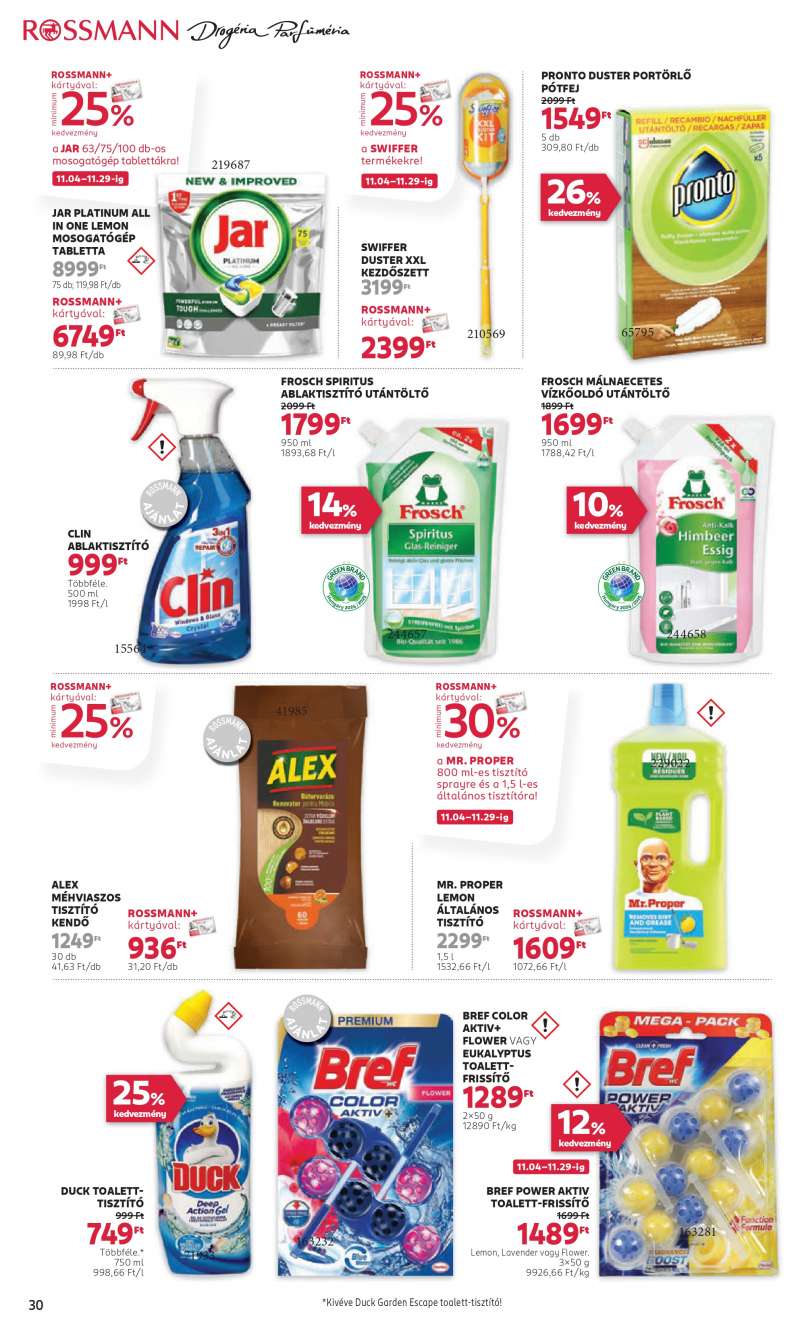 Rossmann Akciós Újság 32 oldal