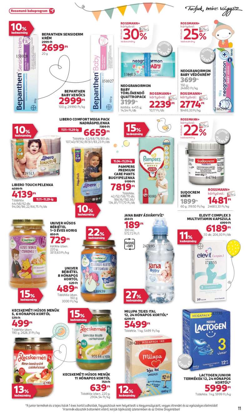 Rossmann Akciós Újság 11 oldal