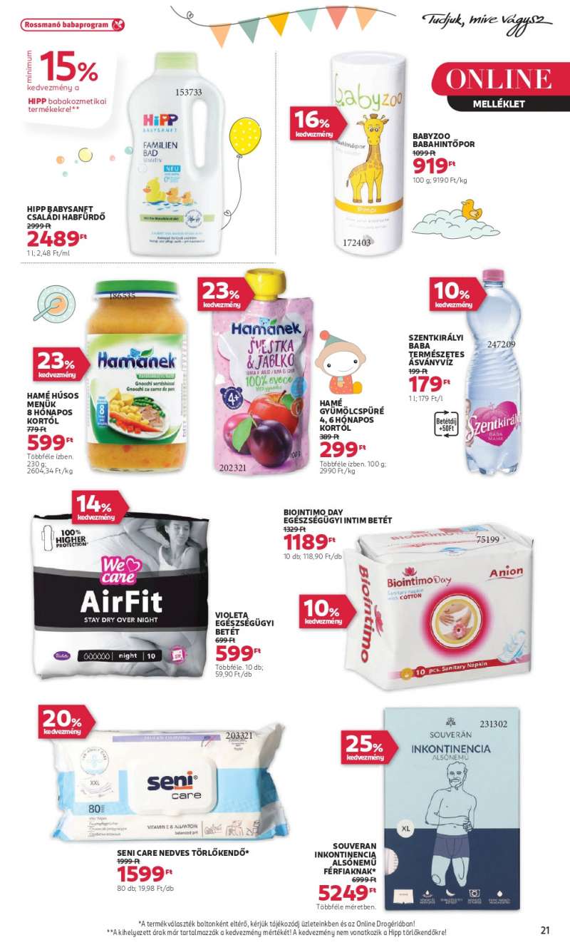 Rossmann Akciós Újság 23 oldal