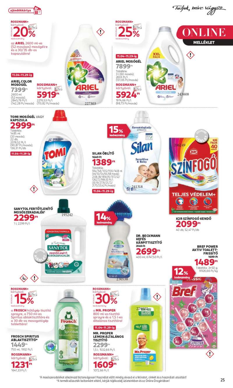 Rossmann Akciós Újság 27 oldal