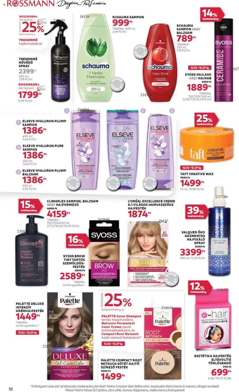 Rossmann Akciós újság Rossmann 10 oldal