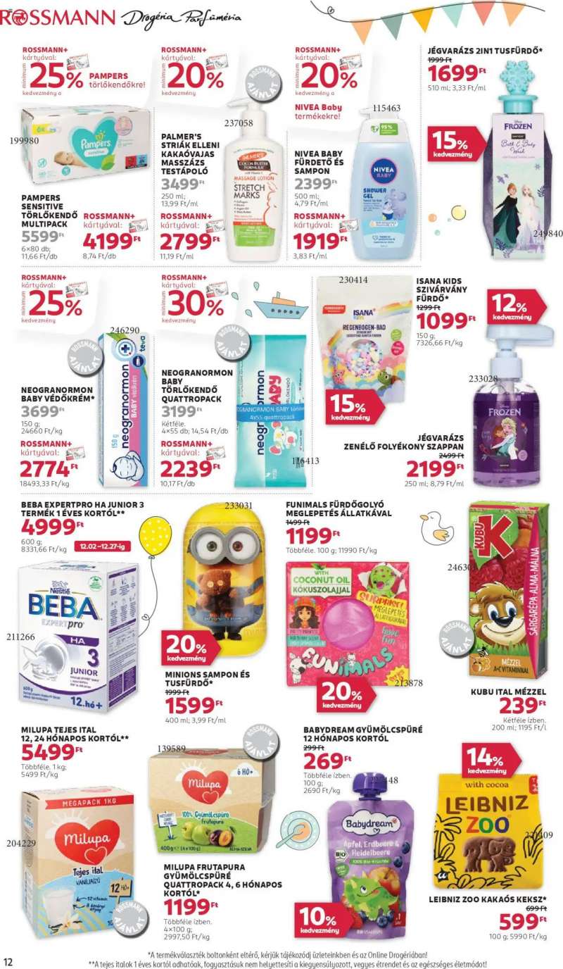 Rossmann Akciós újság Rossmann 14 oldal