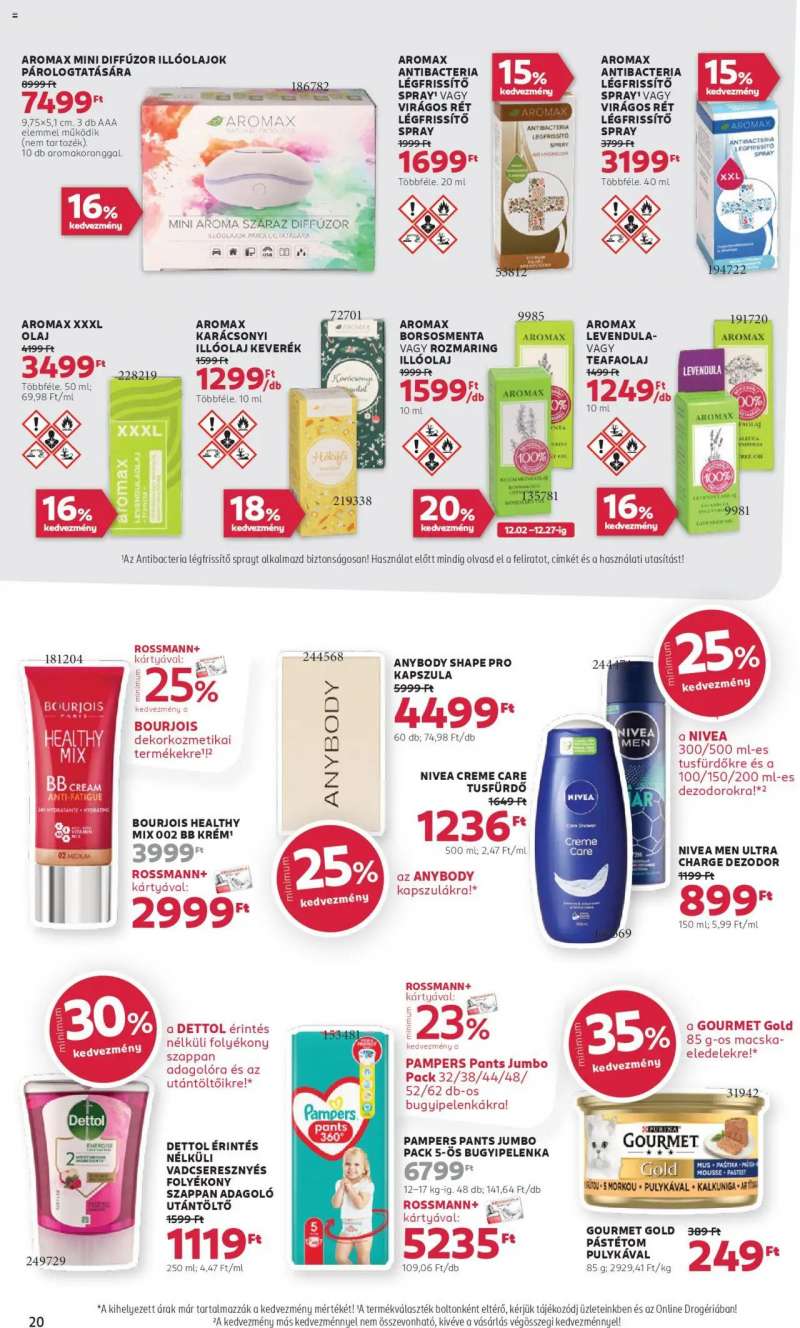 Rossmann Akciós újság Rossmann 22 oldal