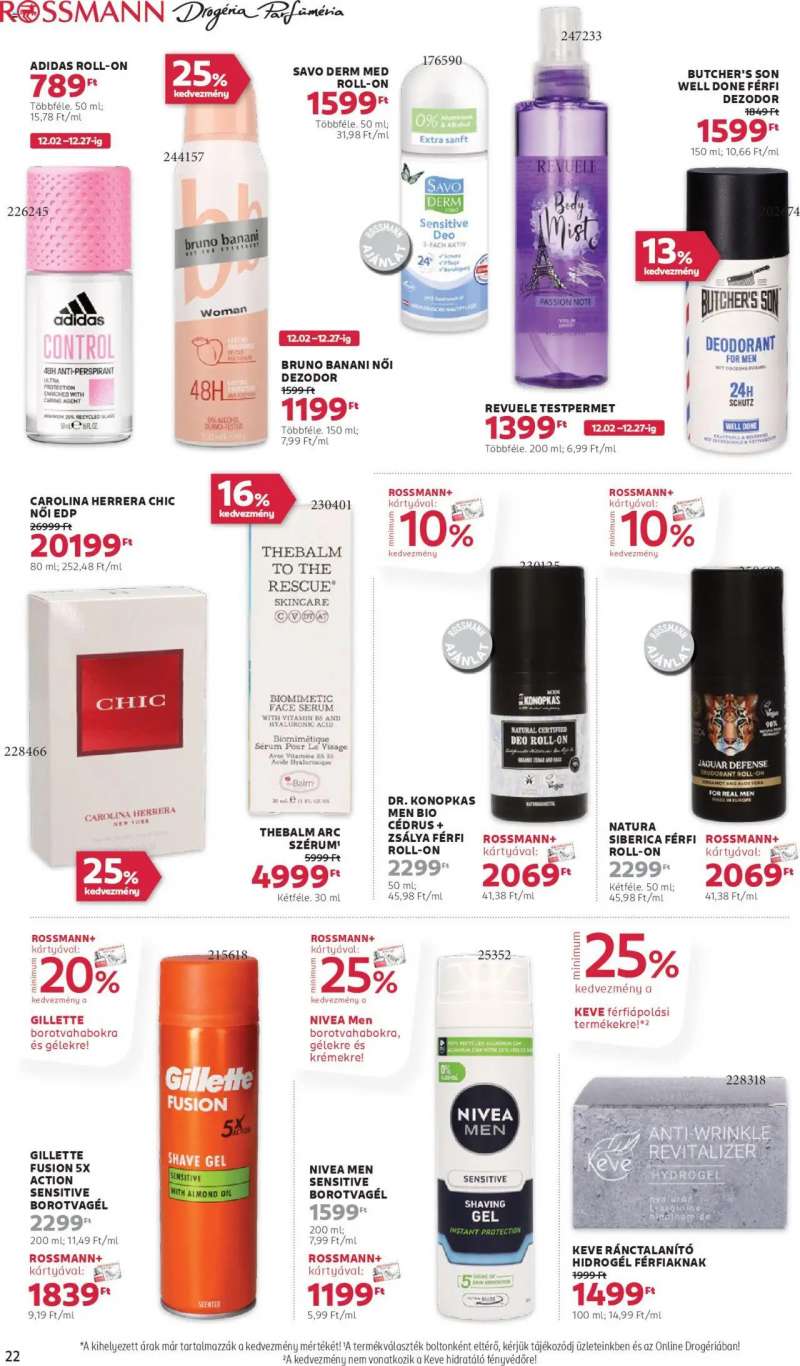 Rossmann Akciós újság Rossmann 24 oldal