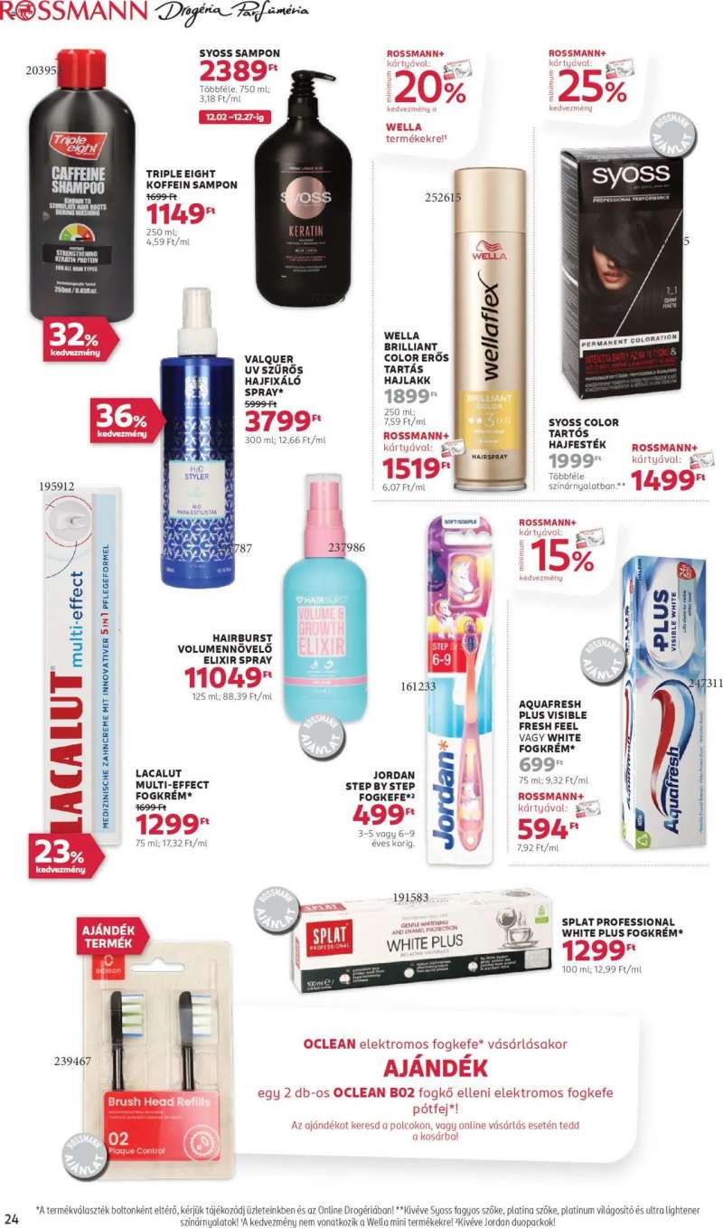 Rossmann Akciós újság Rossmann 26 oldal