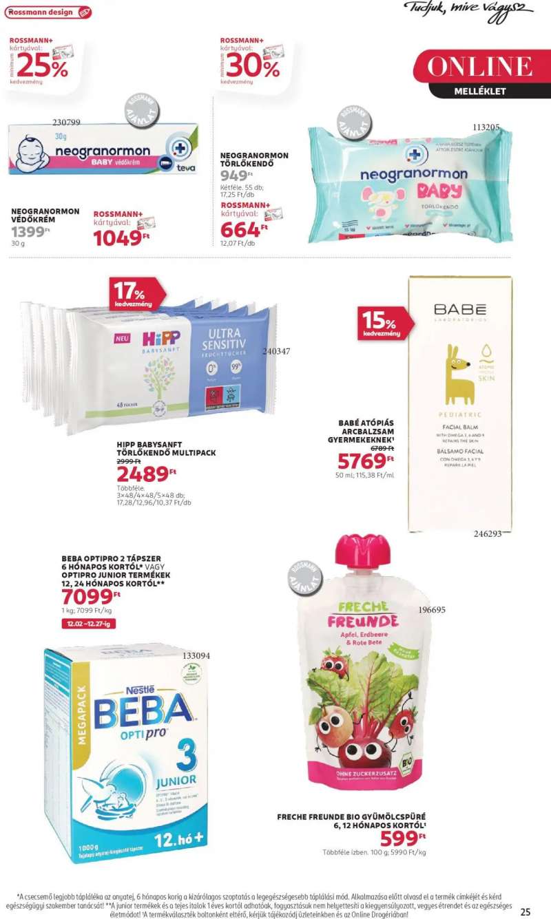 Rossmann Akciós újság Rossmann 27 oldal