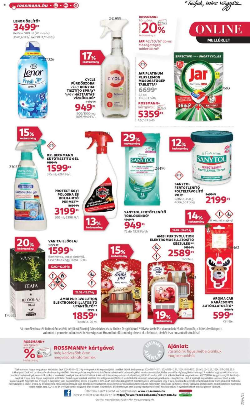 Rossmann Akciós újság Rossmann 33 oldal