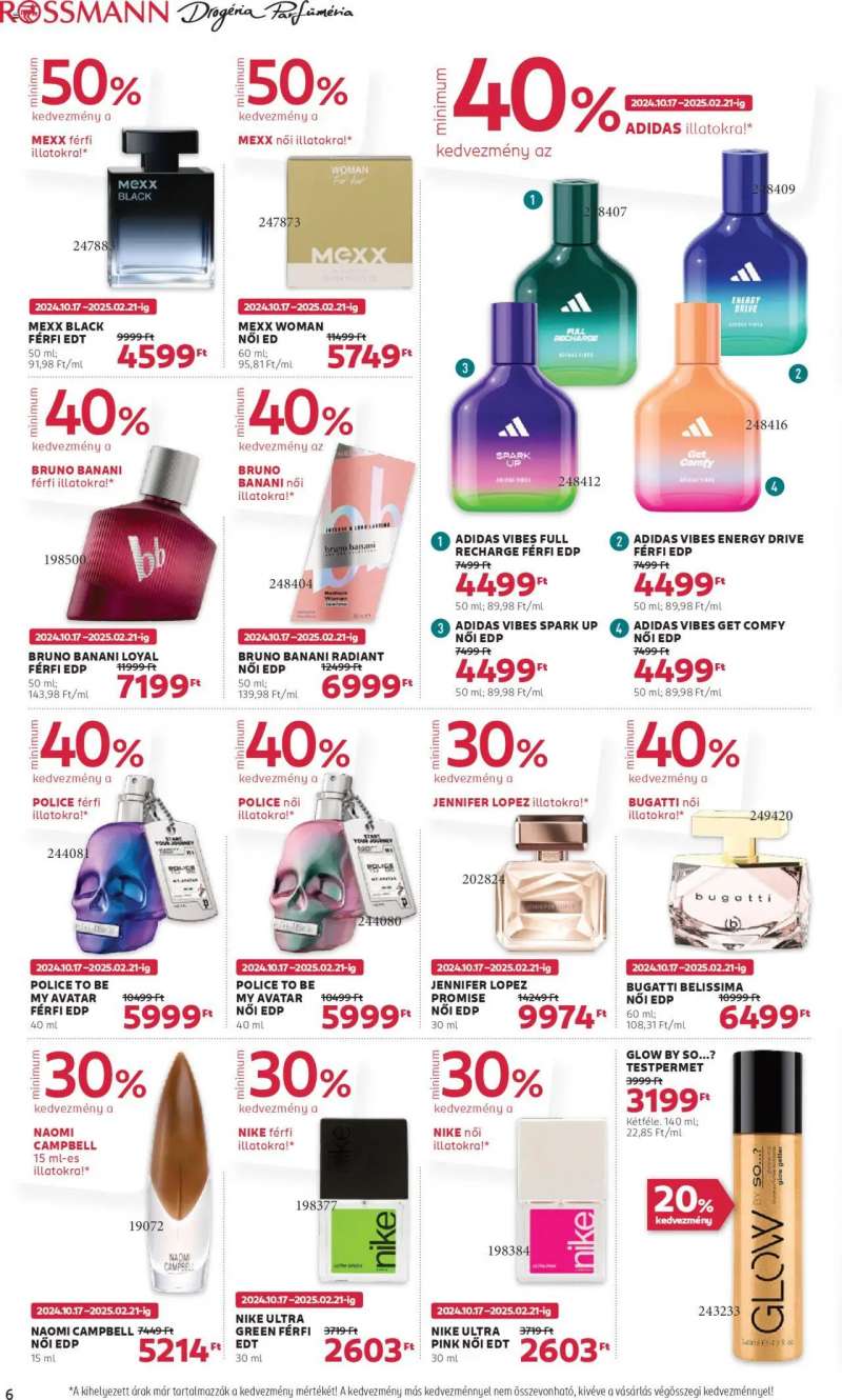 Rossmann Akciós újság Rossmann 6 oldal