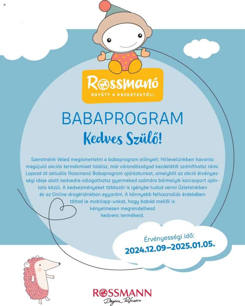 Rossmann Babaprogram 1 oldal