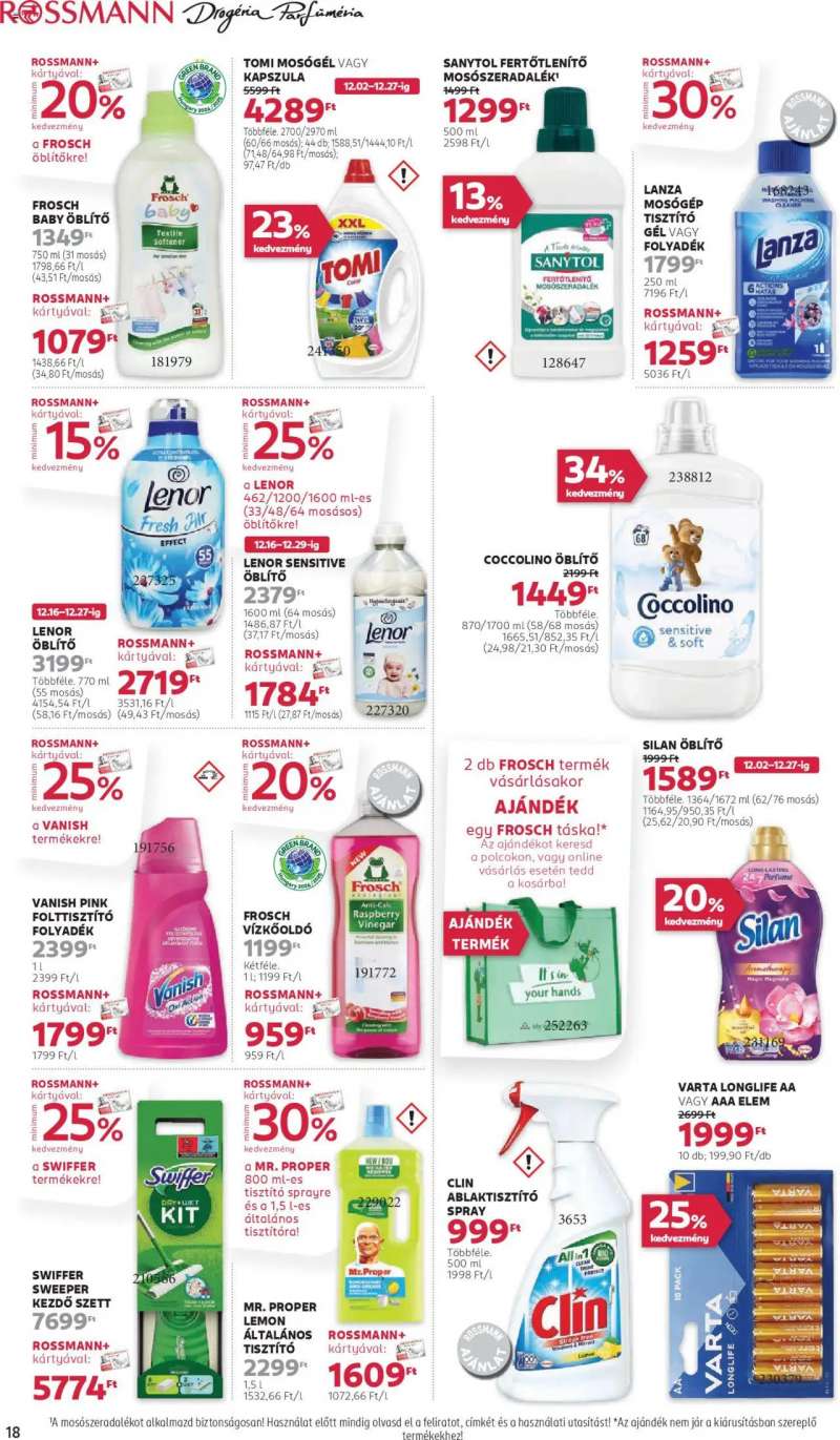 Rossmann Akciós újság Rossmann 20 oldal