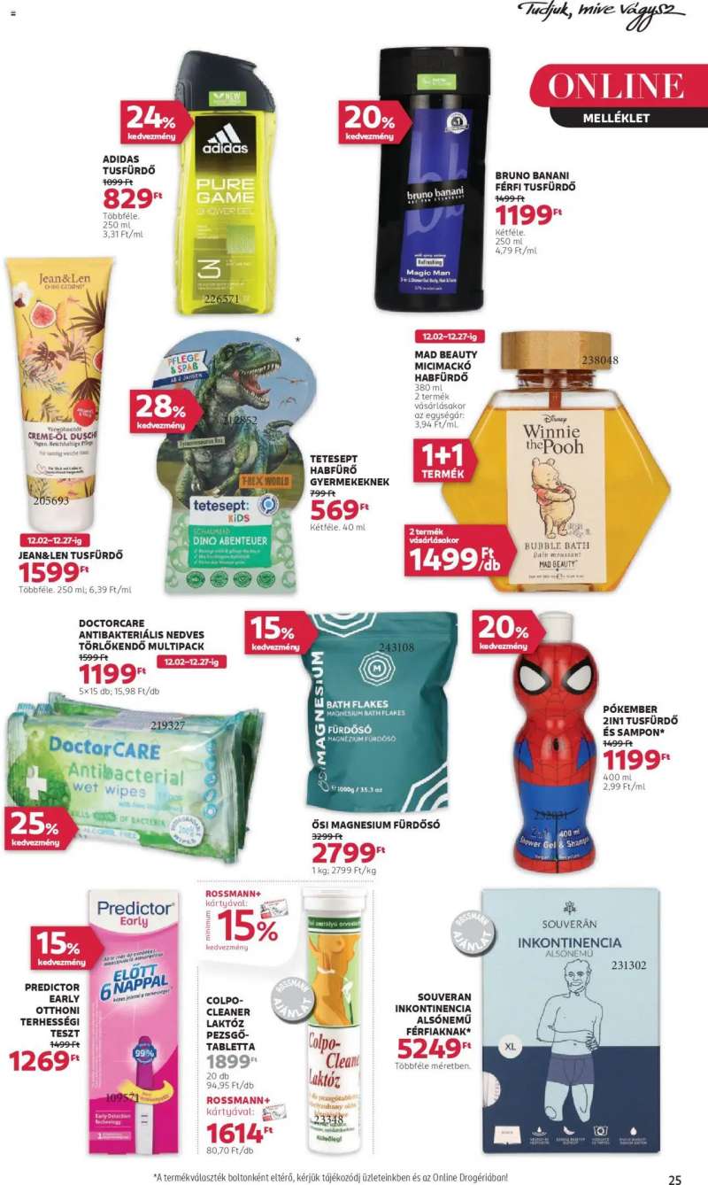 Rossmann Akciós újság Rossmann 27 oldal