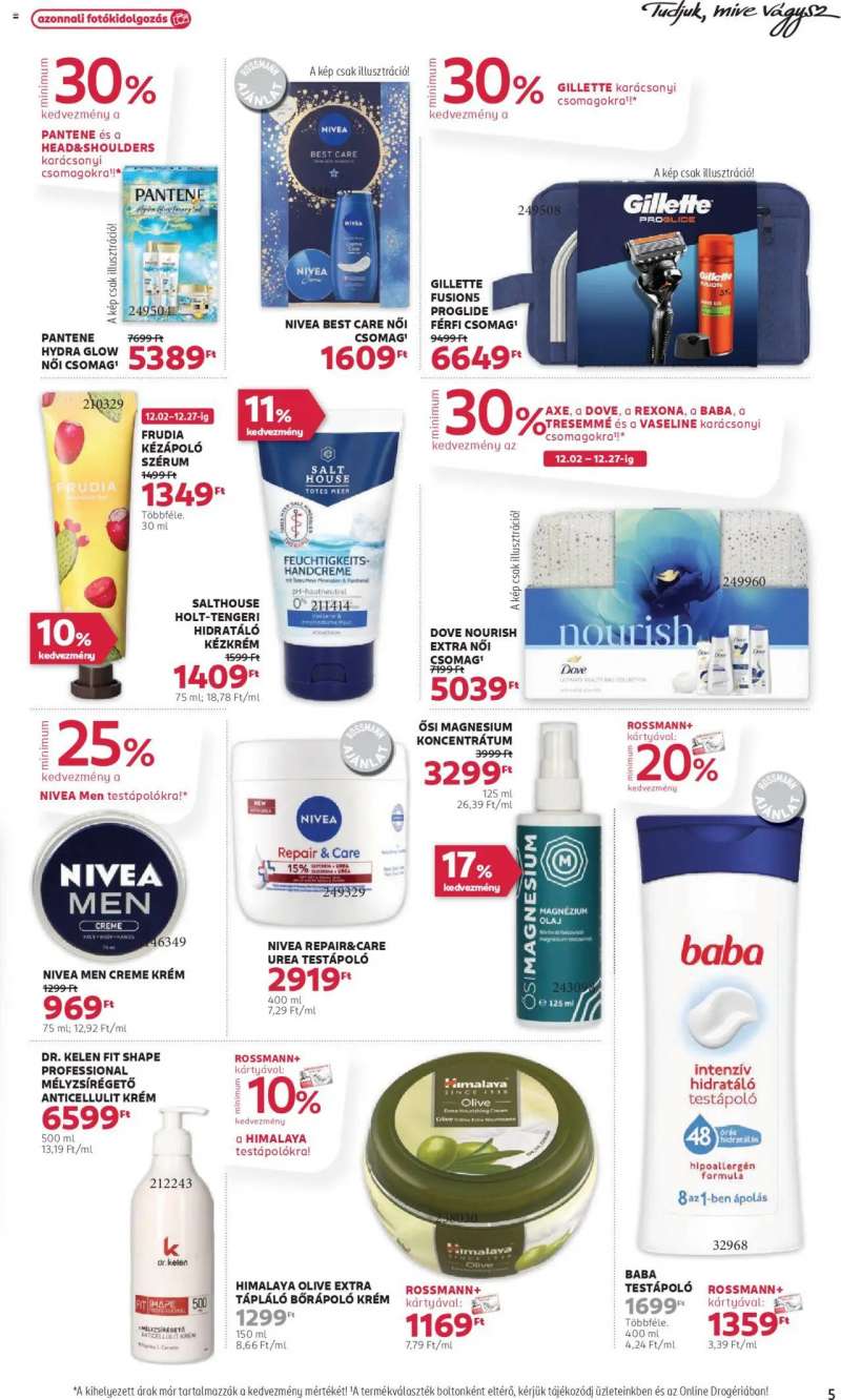 Rossmann Akciós újság Rossmann 5 oldal