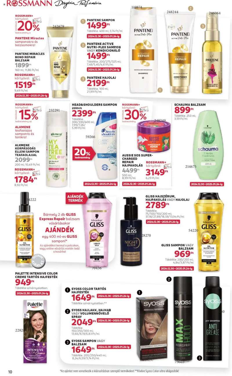 Rossmann Akciós újság Rossmann 12 oldal