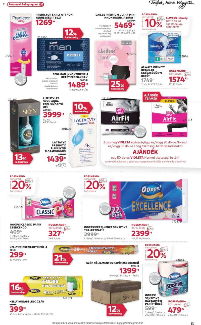 Rossmann Akciós újság Rossmann 15 oldal