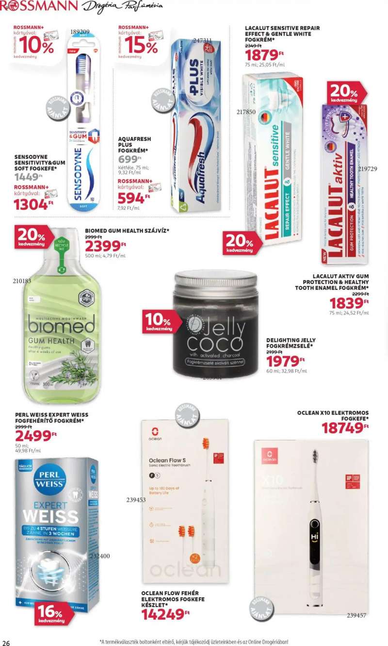 Rossmann Akciós újság Rossmann 28 oldal