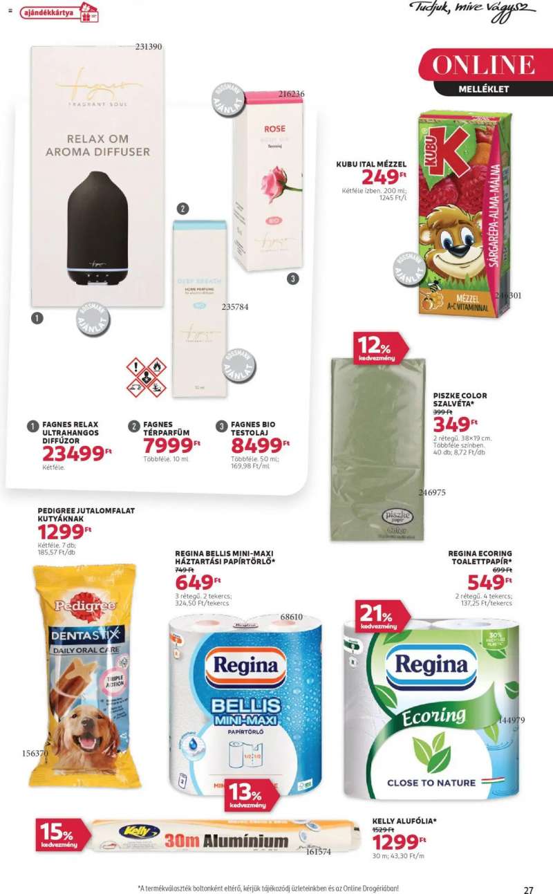 Rossmann Akciós újság Rossmann 29 oldal