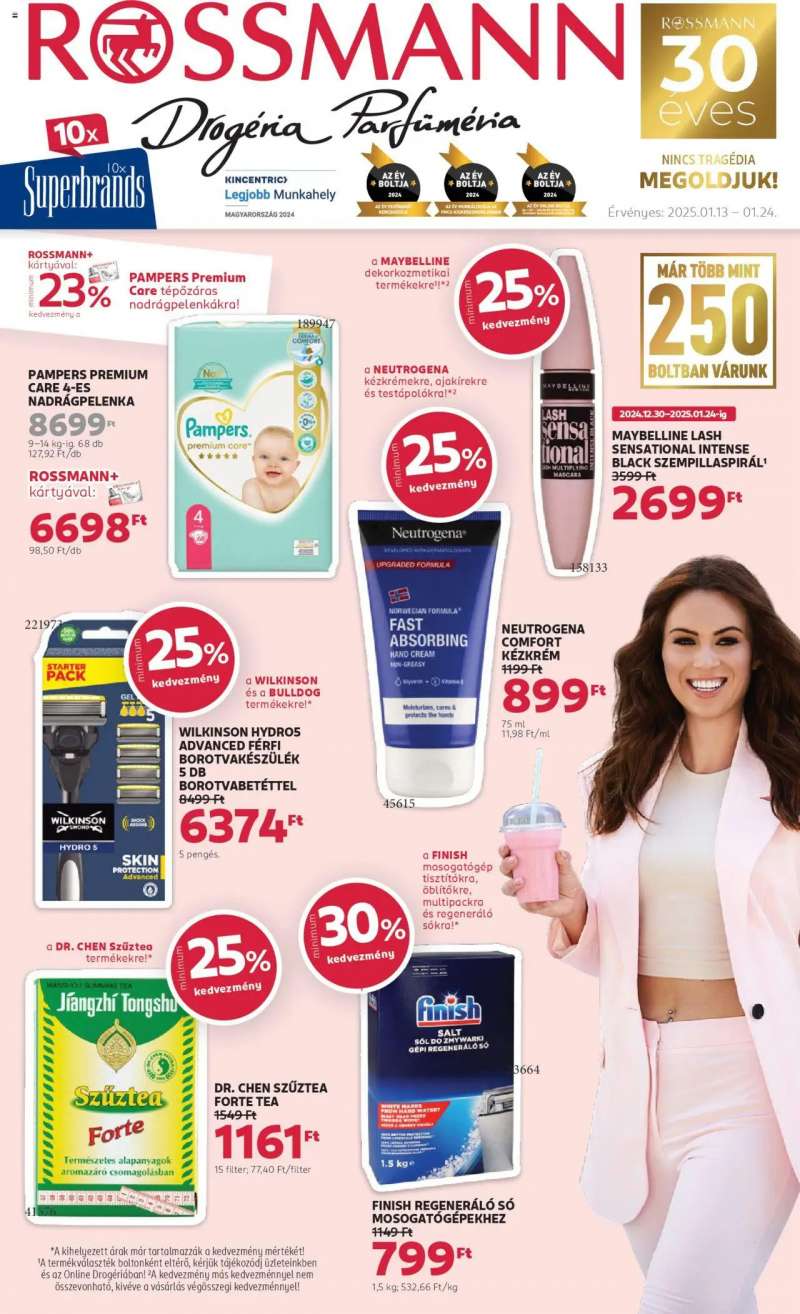 Rossmann Akciós újság Rossmann 1 oldal