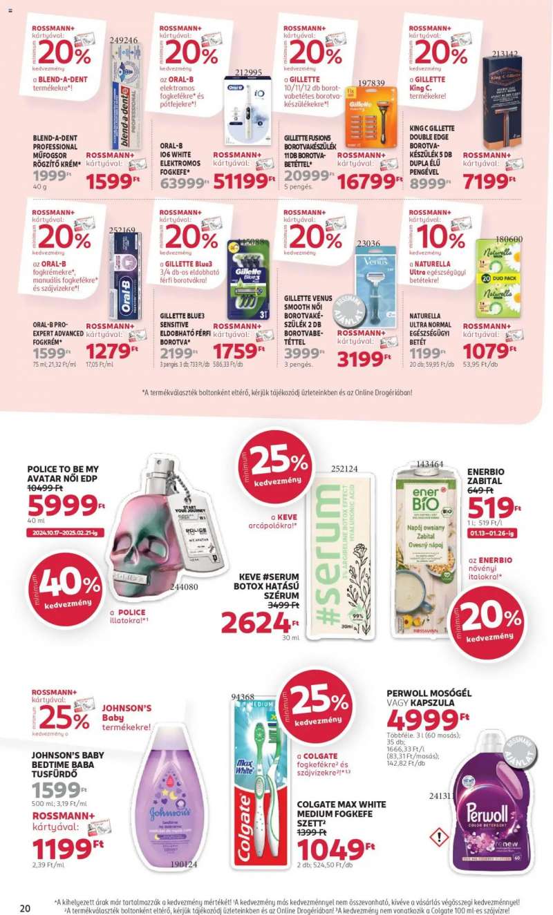 Rossmann Akciós újság Rossmann 16 oldal