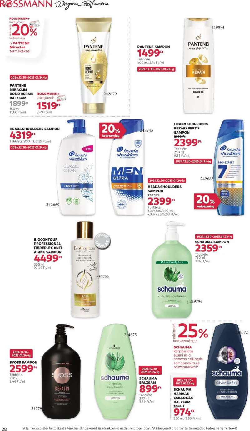 Rossmann Akciós újság Rossmann 24 oldal