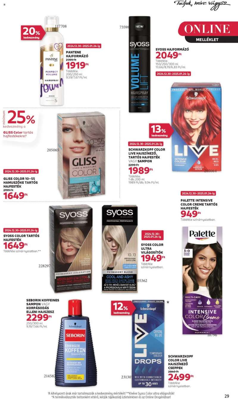 Rossmann Akciós újság Rossmann 25 oldal