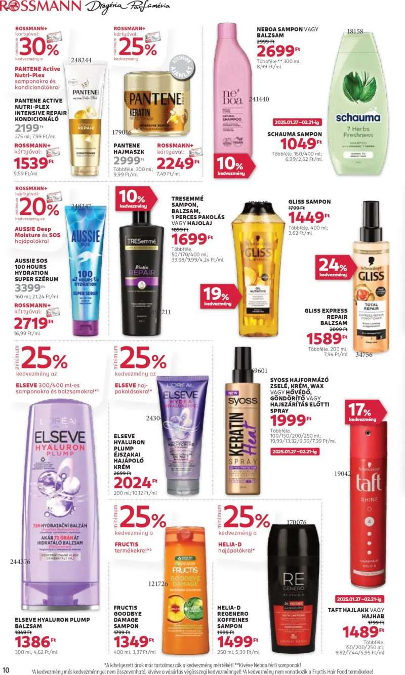 Rossmann Akciós újság Rossmann 12 oldal