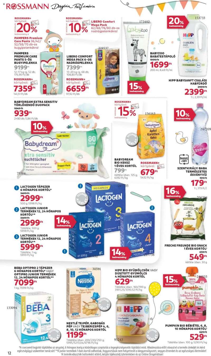 Rossmann Akciós újság Rossmann 14 oldal