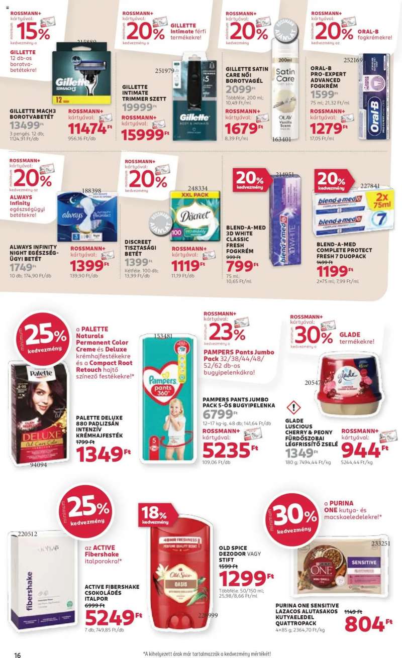 Rossmann Akciós újság Rossmann 18 oldal