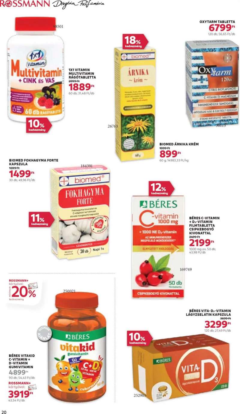 Rossmann Akciós újság Rossmann 22 oldal